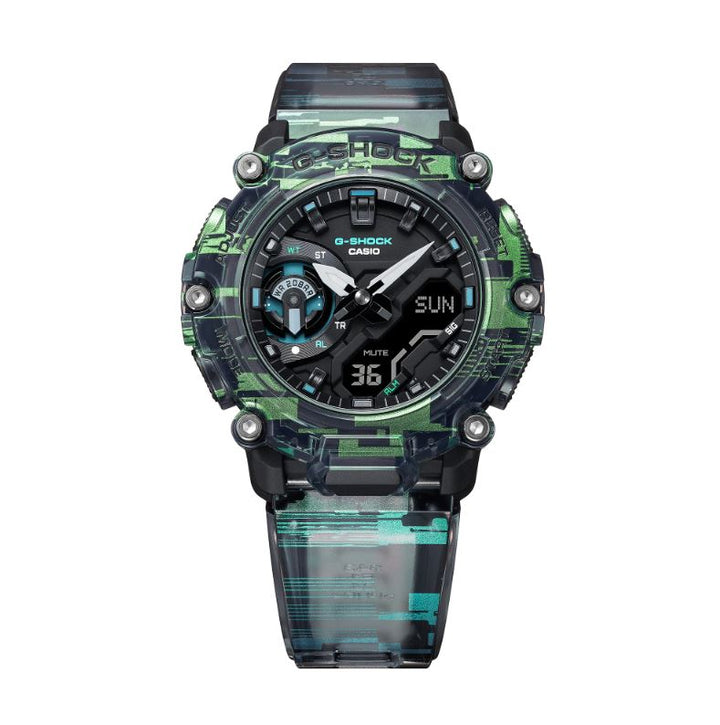 CASIO G-SHOCK GA-2200NN-1ADR SPECIAL COLOUR MODELS GREEN WATCH