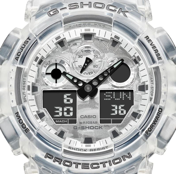 CASIO G-SHOCK GA-100SKC-1ADR SPECIAL COLOUR MODELS BLACK WATCH