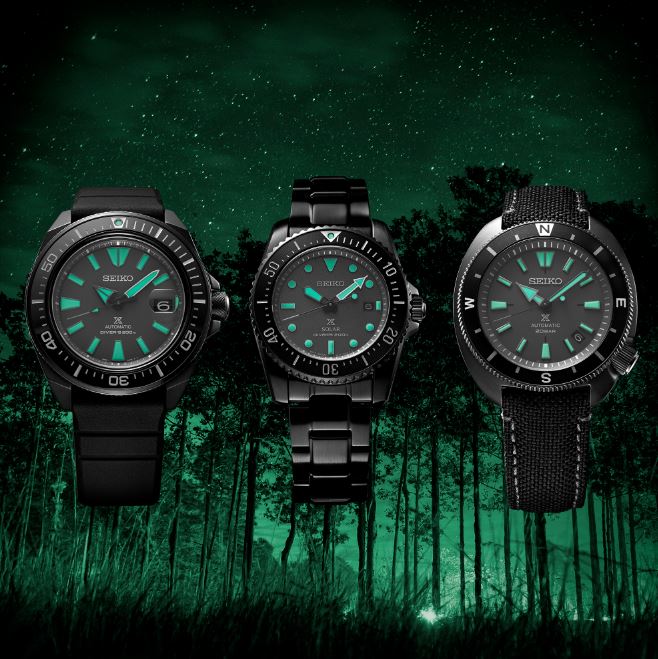 SEIKO PROSPEX SRPH97K1 LIMITED EDITION "BLACK SERIES" KING SAMURAI MEN WATCH