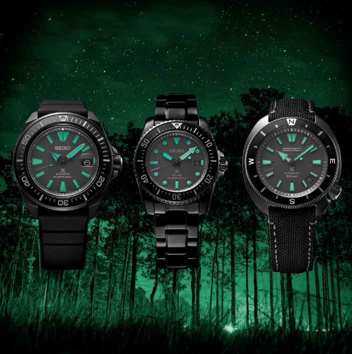 SEIKO PROSPEX SRPH99K1 LIMITED EDITION "BLACK SERIES" TORTOISE MEN WATCH