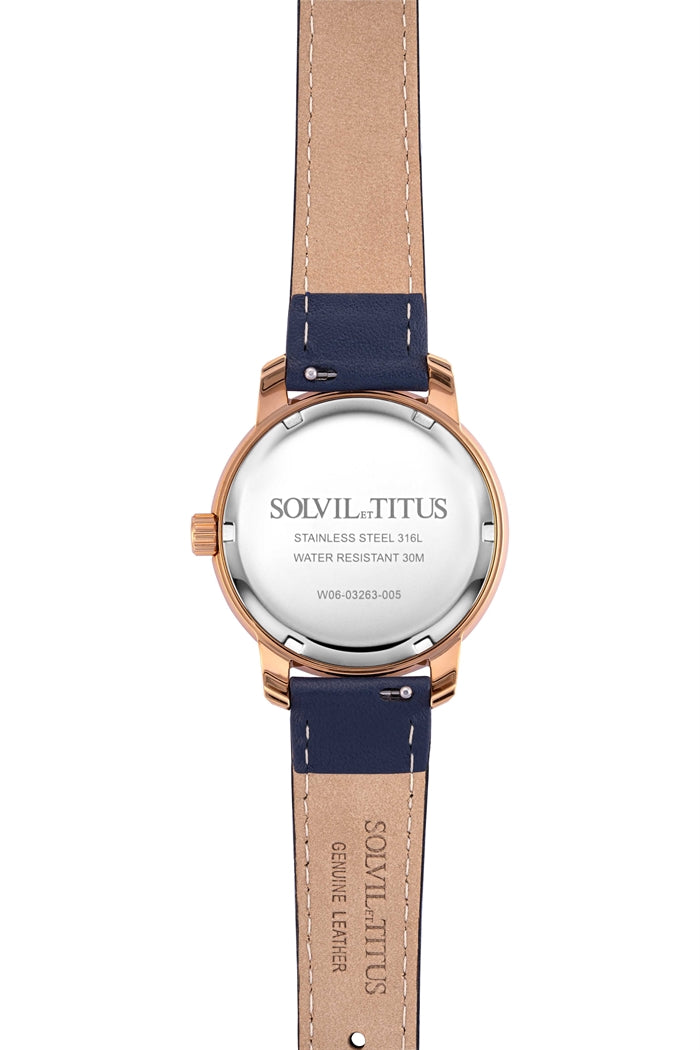 SOLVIL ET TITUS DEVOT W06-03263-005 MULTI-FUNCTION QUARTZ WOMEN WATCH