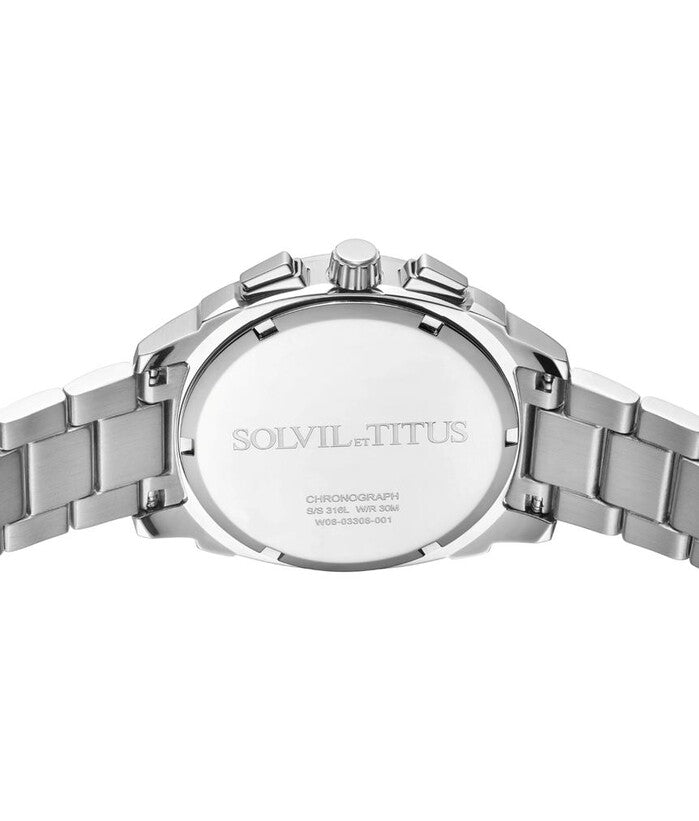 SOLVIL ET TITUS MODERNIST W06-03308-001 CHRONOGRAPH QUARTZ MEN WATCH