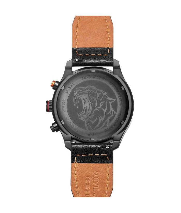 SOLVIL ET TITUS W06-03318-003 LIMITED EDITION LION DANCE CHRONOGRAPH WATCH