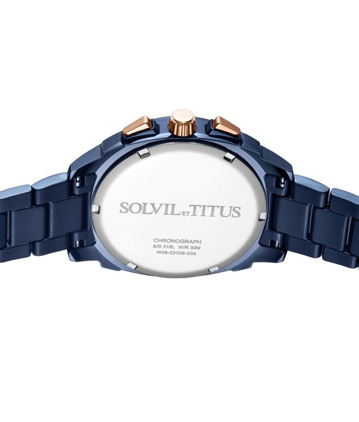 SOLVIL ET TITUS MODERNIST W06-03308-004 CHRONOGRAPH QUARTZ MEN WATCH