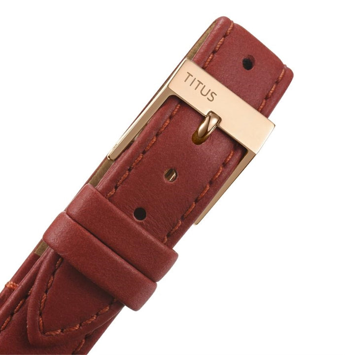 SOLVIL ET TITUS NORDIC TALE W06-03319-002 3 HANDS QUARTZ LEATHER WOMEN WATCH