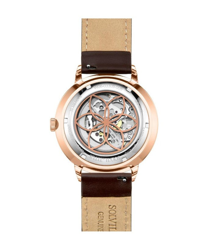 SOLVIL ET TITUS ENLIGHT W06-03305-005 3 HANDS AUTOMATIC MEN WATCH
