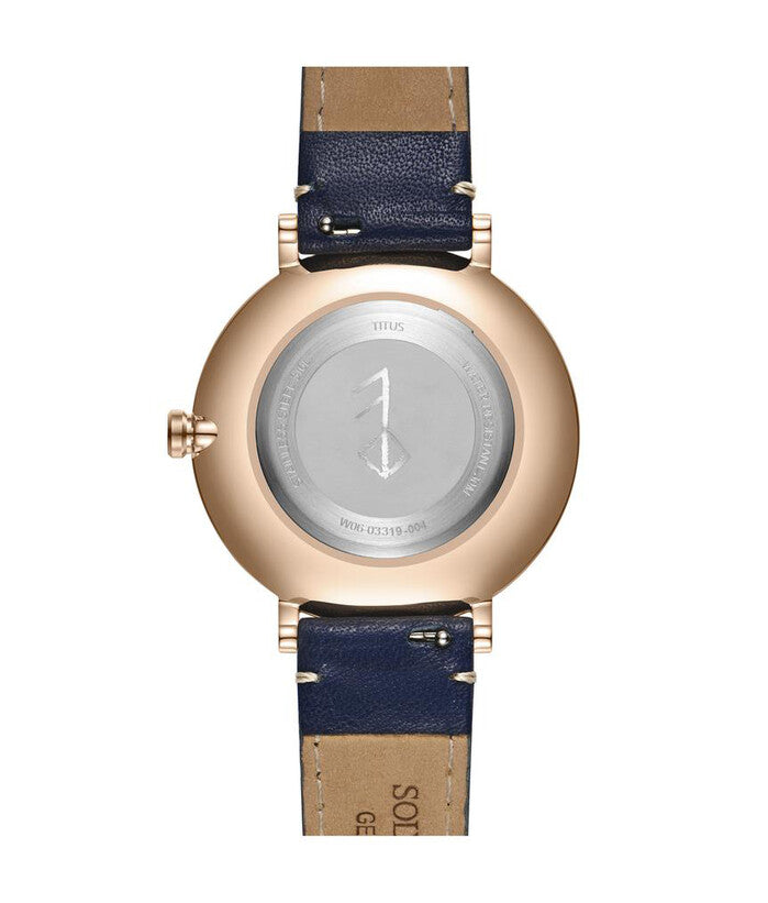 SOLVIL ET TITUS NORDIC TALE W06-03319-004 3 HANDS QUARTZ LEATHER WOMEN WATCH