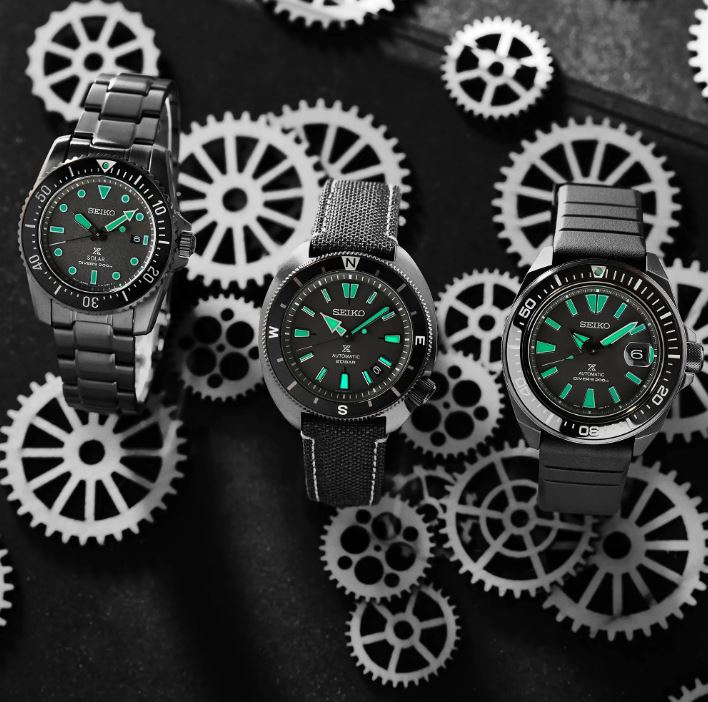 SEIKO PROSPEX SRPH99K1 LIMITED EDITION "BLACK SERIES" TORTOISE MEN WATCH