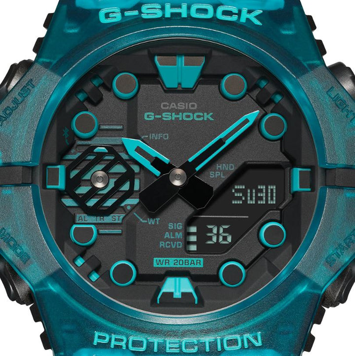 CASIO G-SHOCK GA-B001G-2ADR ANALOG-DIGITAL BLUE WATCH