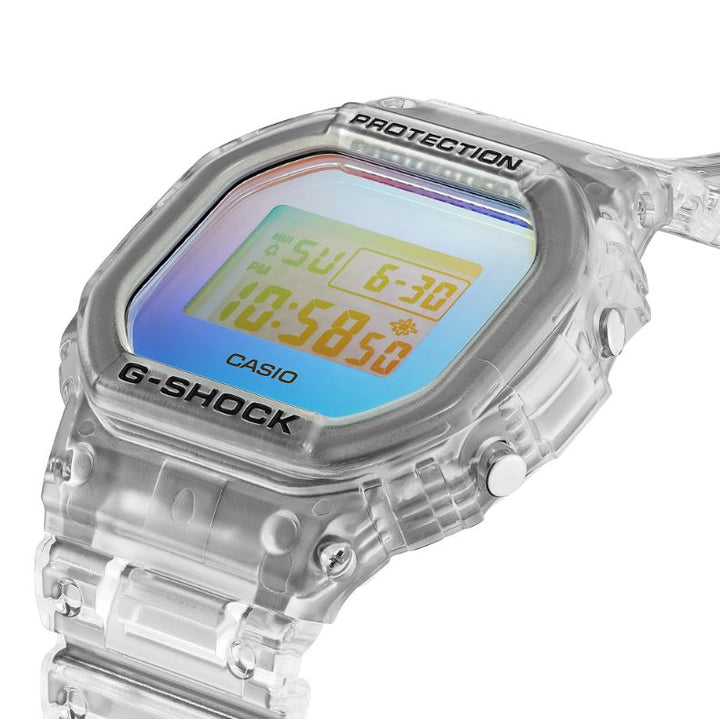 CASIO G-SHOCK DW-5600SRS-7DR SPECIAL COLOR MODELS TRANSPARENT WATCH