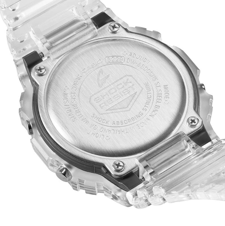 CASIO G-SHOCK DW-5600SRS-7DR SPECIAL COLOR MODELS TRANSPARENT WATCH