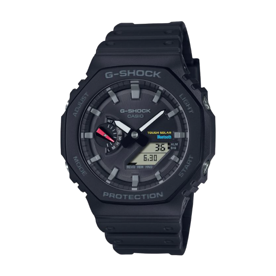 CASIO G-SHOCK GA-B2100-1ADR SOLAR ANALOG-DIGITAL BLACK WATCH