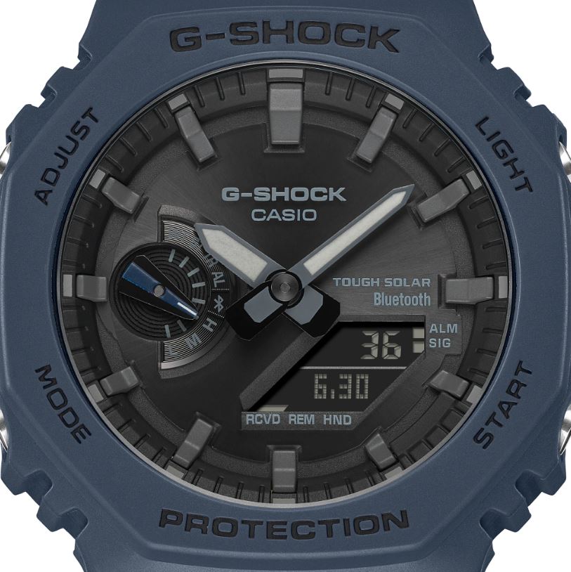 CASIO G-SHOCK GA-B2100-2ADR SOLAR ANALOG-DIGITAL BLUE WATCH