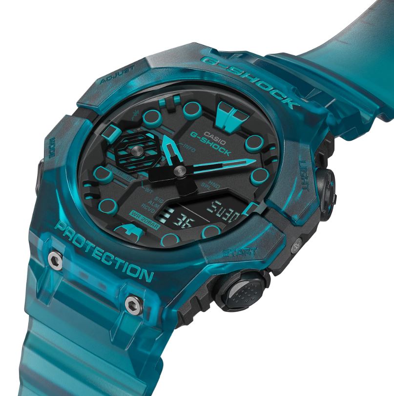 CASIO G-SHOCK GA-B001G-2ADR ANALOG-DIGITAL BLUE WATCH
