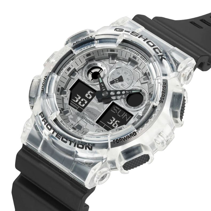 CASIO G-SHOCK GA-100SKC-1ADR SPECIAL COLOUR MODELS BLACK WATCH