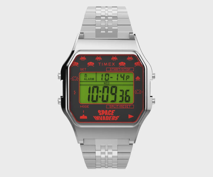 TIMEX TW2V30000 80 SPACE INVADERS DIGITAL UNISEX WATCH