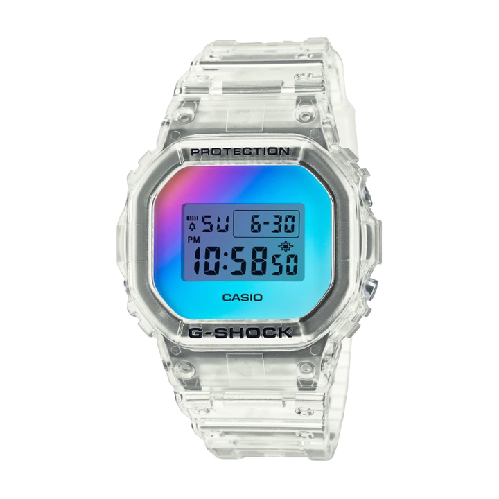 CASIO G-SHOCK DW-5600SRS-7DR SPECIAL COLOR MODELS TRANSPARENT WATCH
