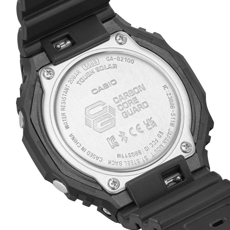 CASIO G-SHOCK GA-B2100-1A1DR SOLAR ANALOG-DIGITAL BLACK WATCH