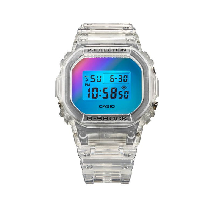CASIO G-SHOCK DW-5600SRS-7DR SPECIAL COLOR MODELS TRANSPARENT WATCH