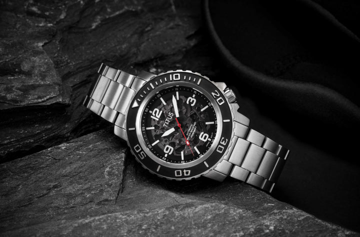 SOLVIL ET TITUS THE CAPE W06-03279-001 3 HANDS MECHANICAL MEN WATCH