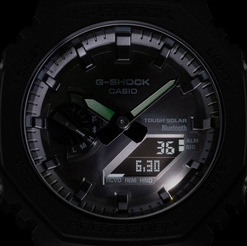 CASIO G-SHOCK GA-B2100-1A1DR SOLAR ANALOG-DIGITAL BLACK WATCH