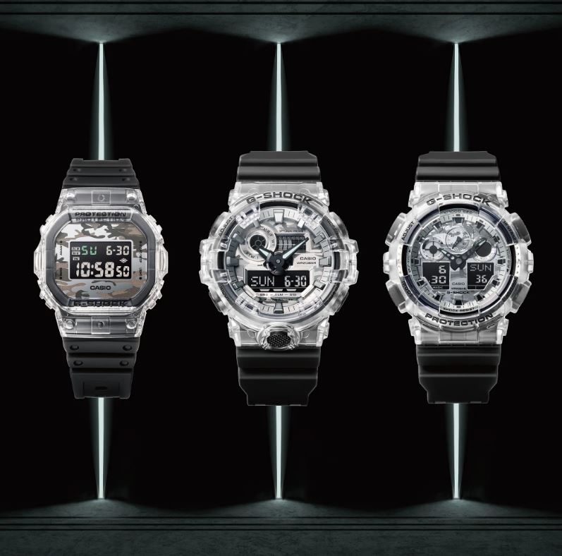 CASIO G-SHOCK GA-100SKC-1ADR SPECIAL COLOUR MODELS BLACK WATCH