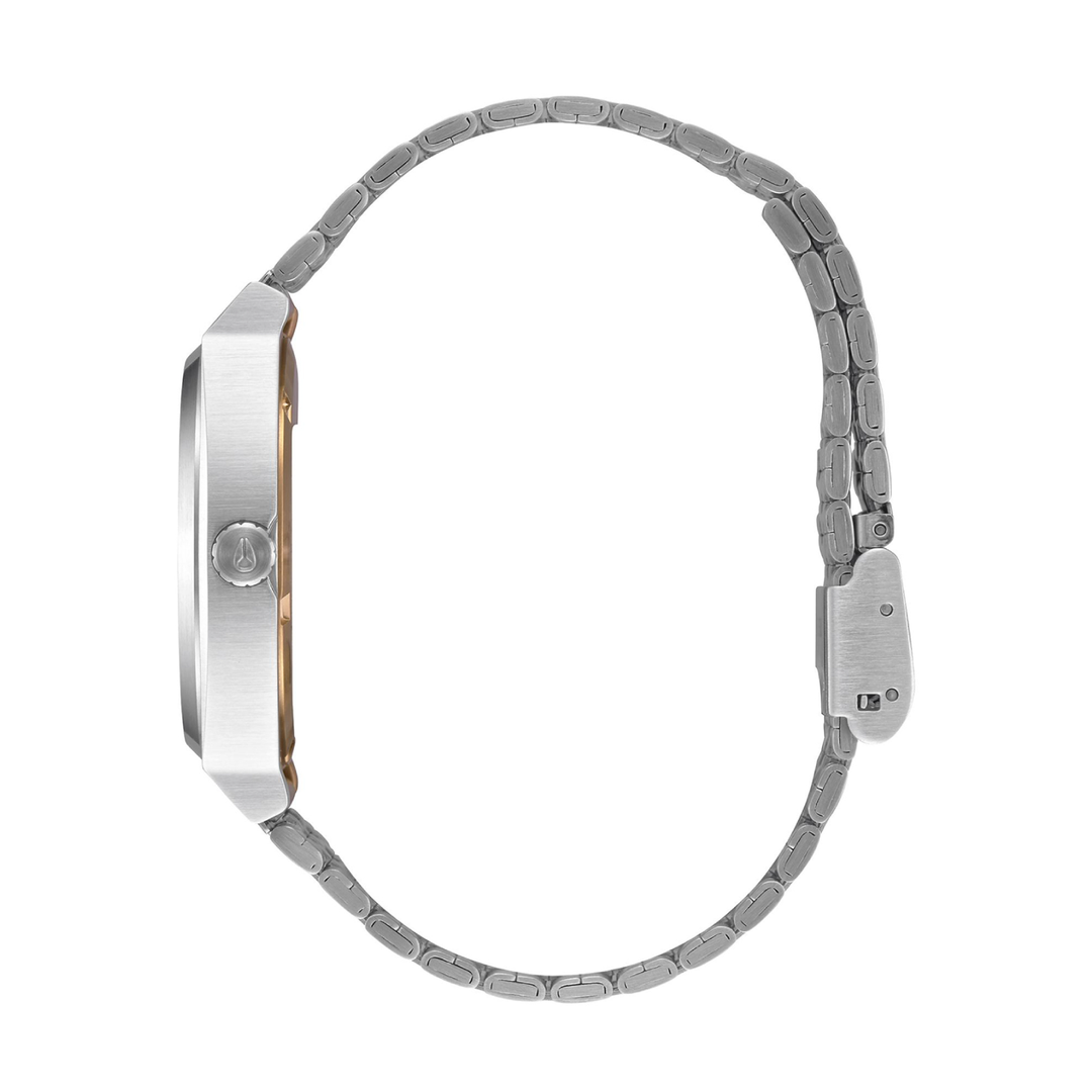 NIXON QUARTZ SPORTS TIME TELLER TWO-TONE UNISEX WATCH