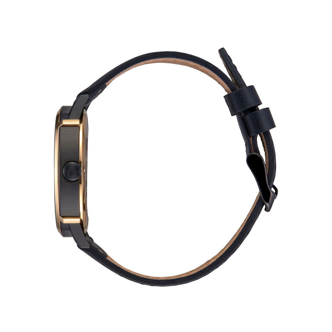 NIXON ARROW LEATHER STRAP BLACK WOMEN WATCH