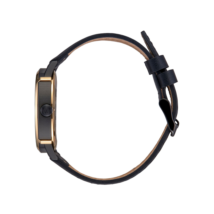 NIXON ARROW LEATHER STRAP BLACK WOMEN WATCH