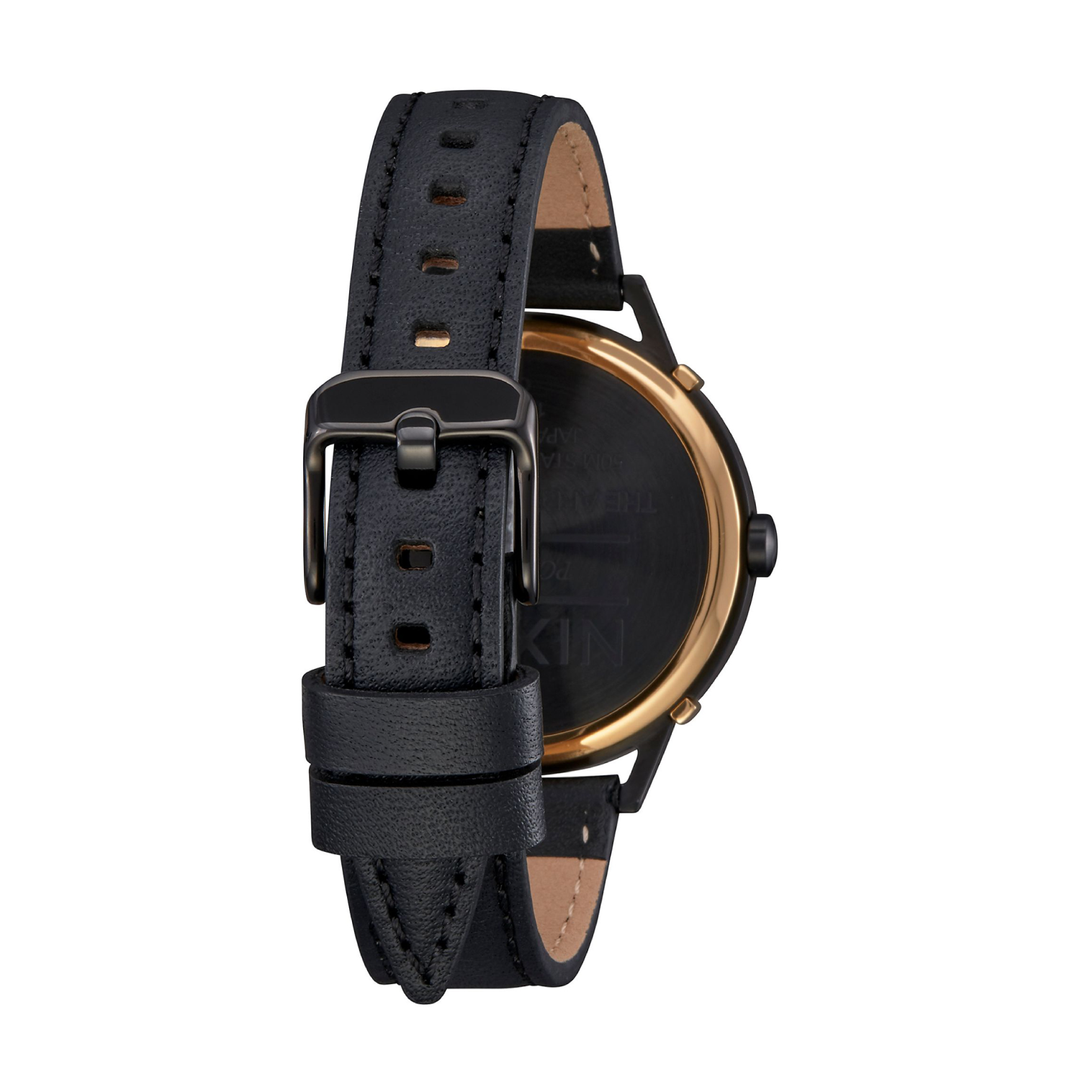 NIXON ARROW LEATHER STRAP BLACK WOMEN WATCH