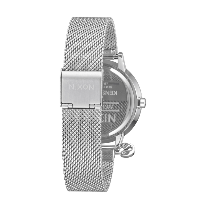 NIXON KENSINGTON QUARTZ SILVER MILANESE WOMEN WATCH