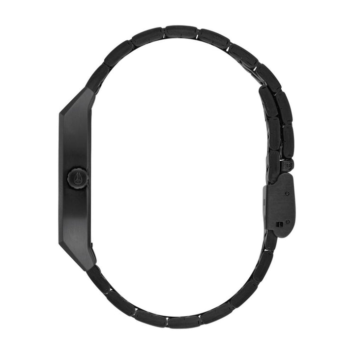 NIXON TIME TRACKER QUARTZ ANALOG BLACK WOMEN WATCH