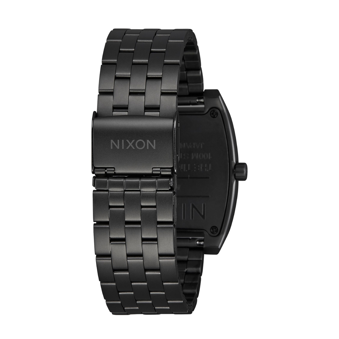 NIXON TIME TRACKER QUARTZ ANALOG BLACK WOMEN WATCH