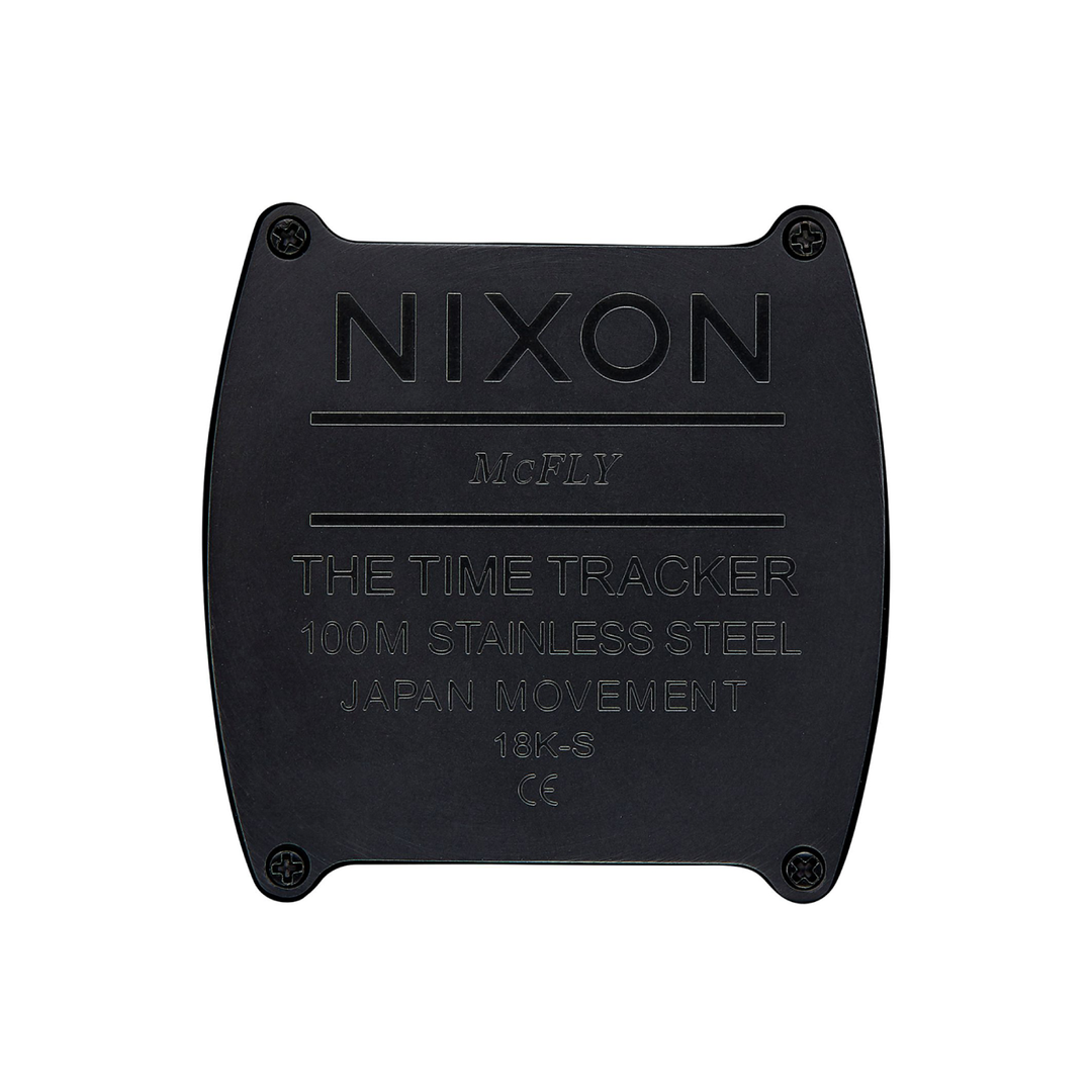 NIXON TIME TRACKER QUARTZ ANALOG BLACK WOMEN WATCH