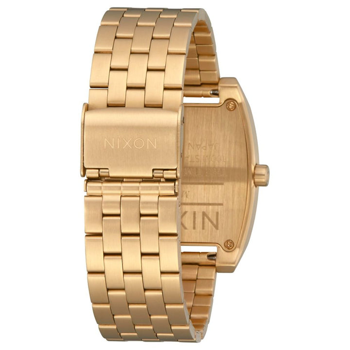 NIXON TIME TRACKER QUARTZ ANALOG GOLD WOMEN WATCH