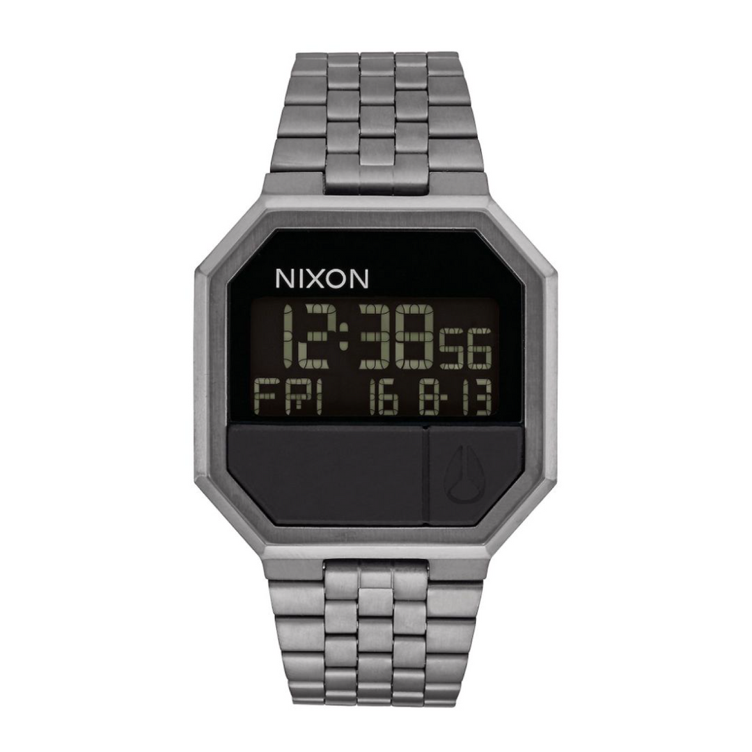 NIXON RE-RUN GREY DIGITAL MEN WATCH