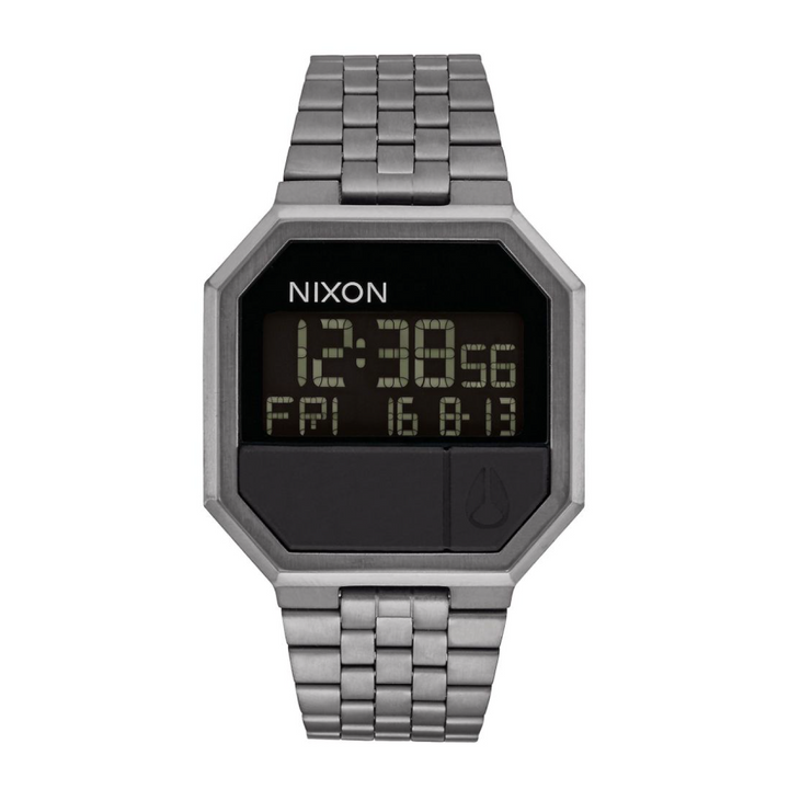 NIXON RE-RUN GREY DIGITAL MEN WATCH