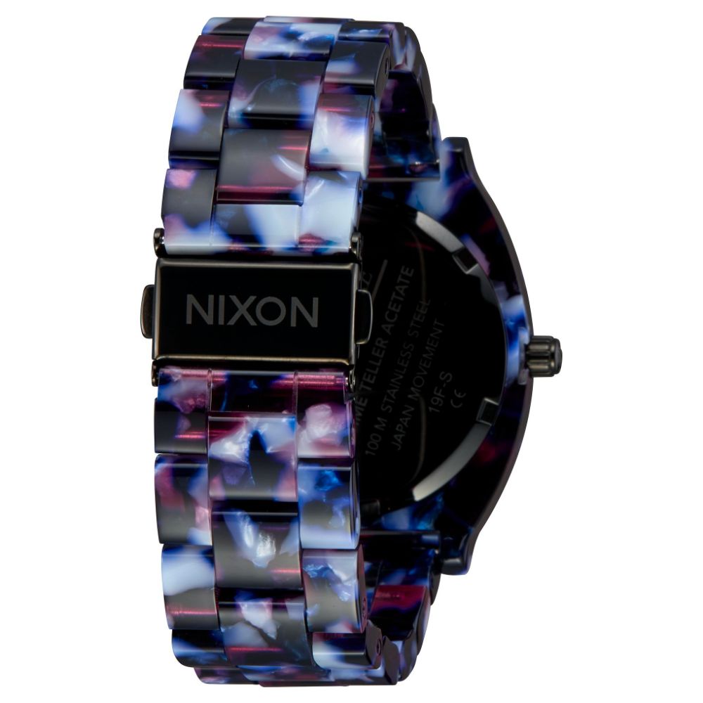 NIXON QUARTZ TIME TELLER ACETATE WOMEN WATCH
