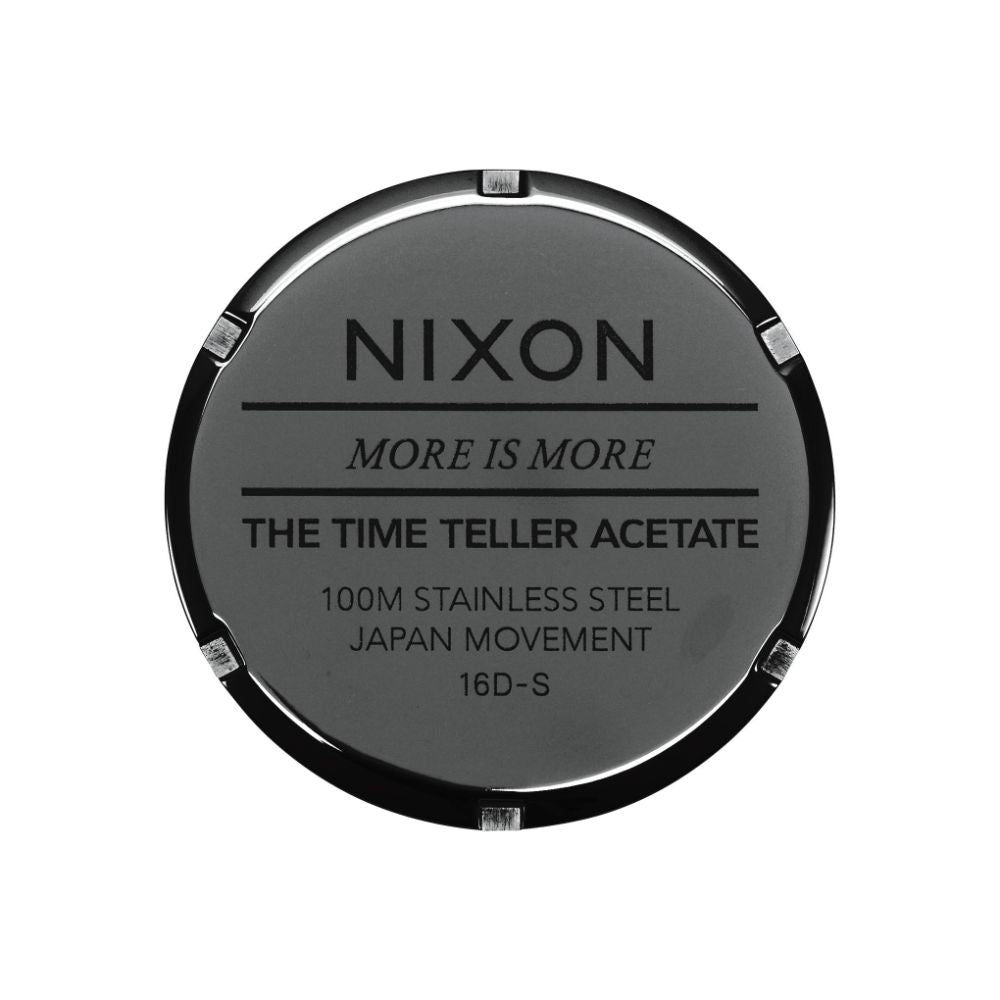 NIXON QUARTZ TIME TELLER ACETATE WOMEN WATCH