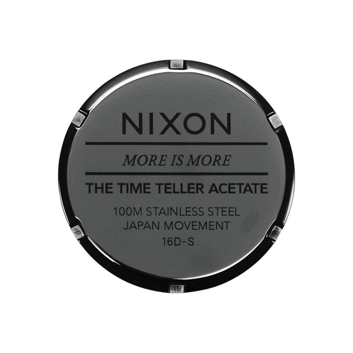 NIXON QUARTZ TIME TELLER ACETATE WOMEN WATCH
