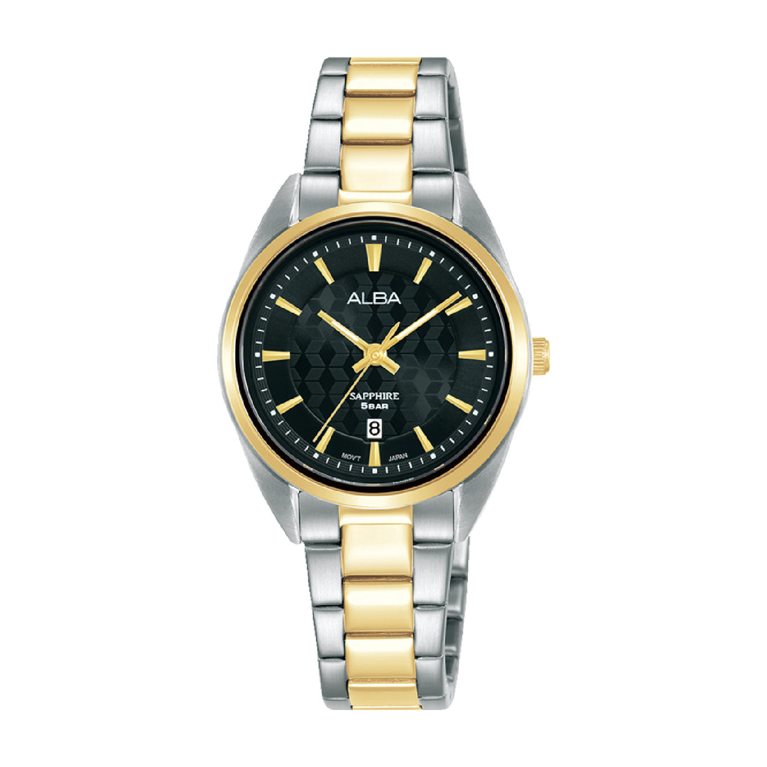 ALBA AH7AY8X PRESTIGE QUARTZ 3 HANDS DATE WOMEN WATCH