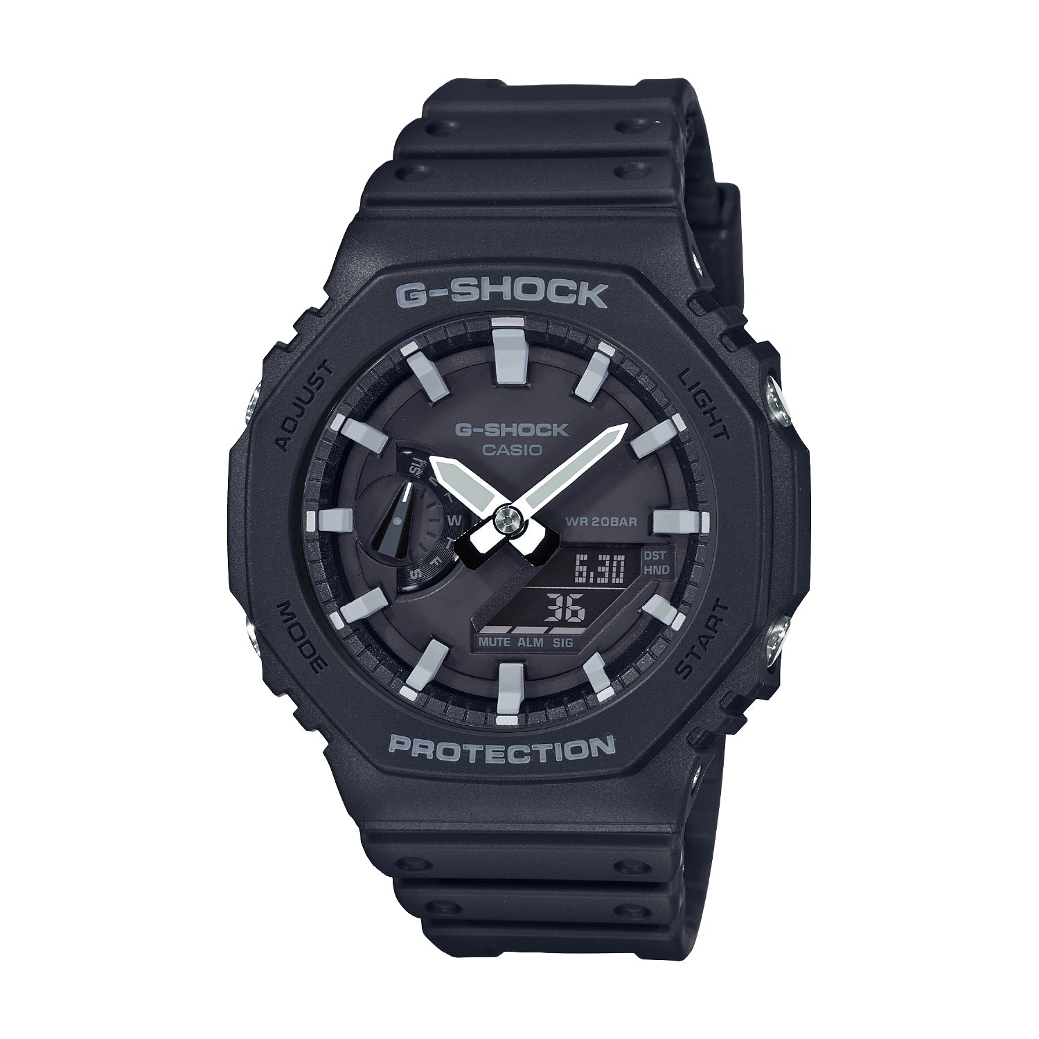 CASIO G-SHOCK GA-2100-1ADR Black Octagonal Watch | City Chain