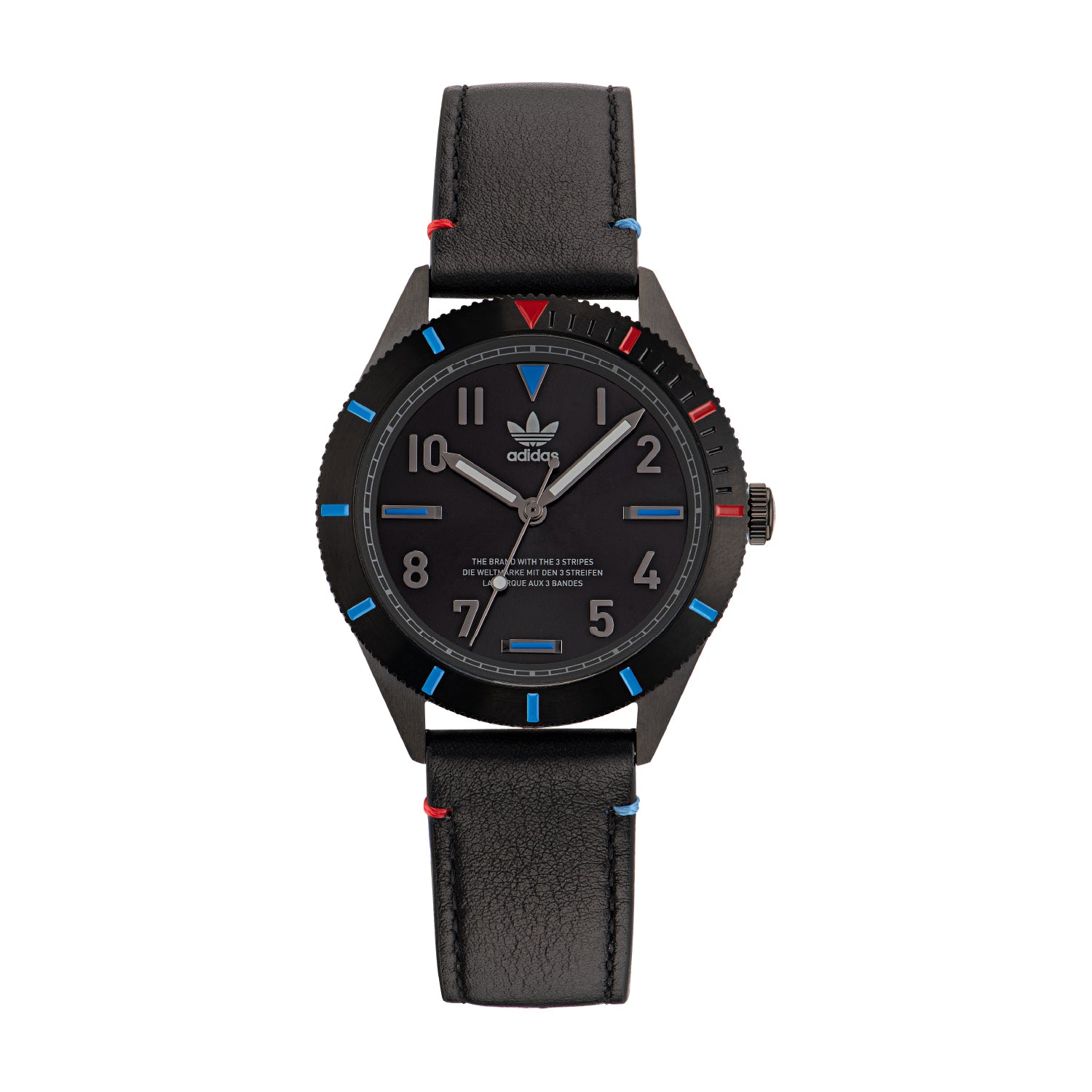 Adidas watch men's black on sale