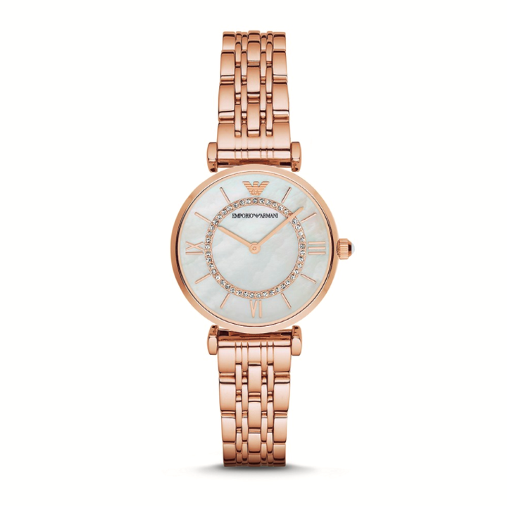 EMPORIO ARMANI AR1909 QUARTZ ANALOG 2 HANDS WOMEN WATCH