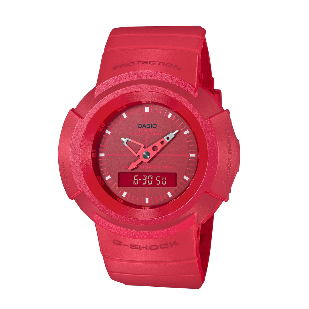 CASIO G-SHOCK AW-500BB-4EDR STANDARD ANALOG DIGITAL RED WATCH