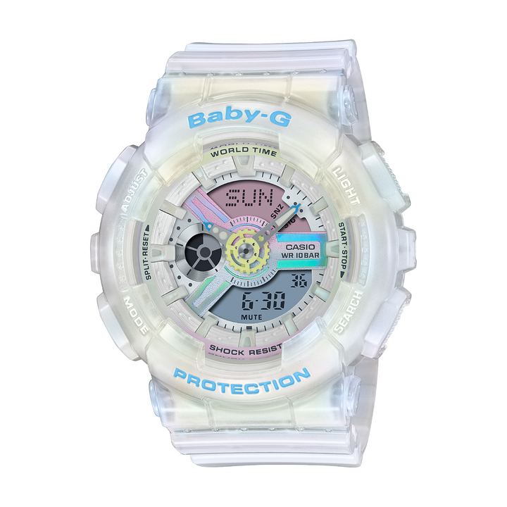 CASIO BABY-G BA-110PL-7A2DR ANALOG-DIGITAL WHITE WATCH