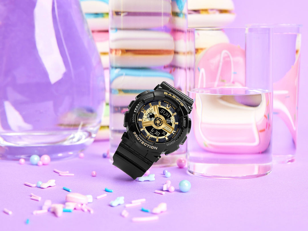 CASIO BABY-G BA-110X-1ADR ANALOG-DIGITAL BLACK WATCH