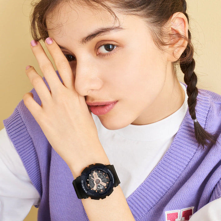 CASIO BABY-G BA-110XRG-1ADR ANALOG-DIGITAL BLACK WATCH