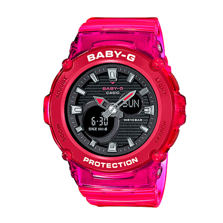CASIO BABY-G BGA-270S-4ADR STANDARD ANALOG-DIGITAL RED WATCH