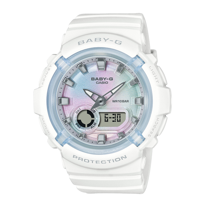 CASIO BABY-G BGA-280-7ADR STANDARD ANALOG-DIGITAL WHITE WATCH